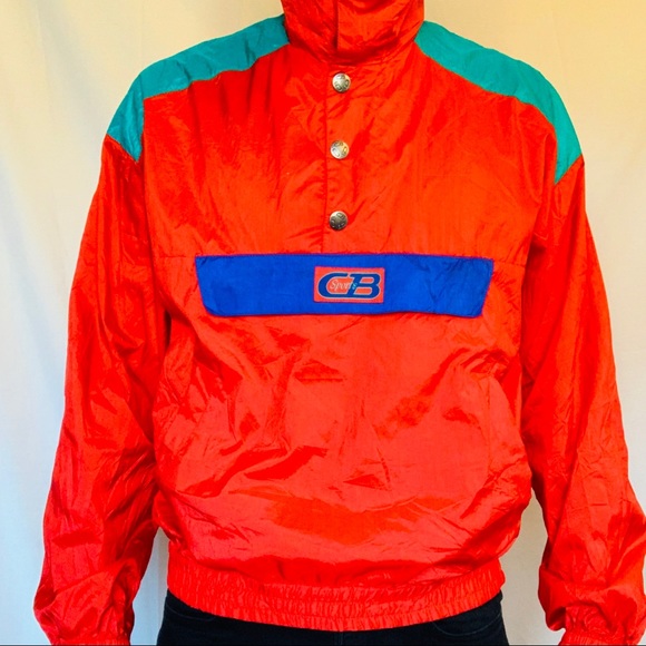Vintage Other - Vintage CB Sport 90s Colorblock Windbreaker